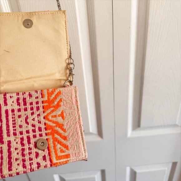 Raffia Embellished Gloria Clutch - Picture 8 of 8